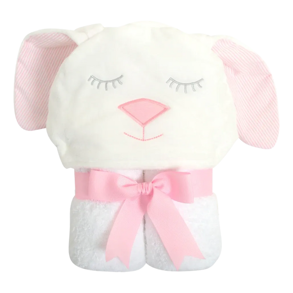 pink bunny towel