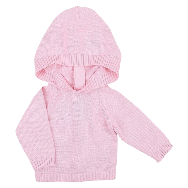 pink zip pullover - LAST ONE, SZ 6M