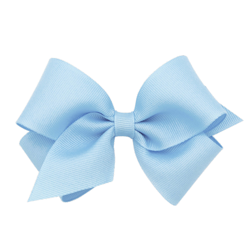 light blue bow