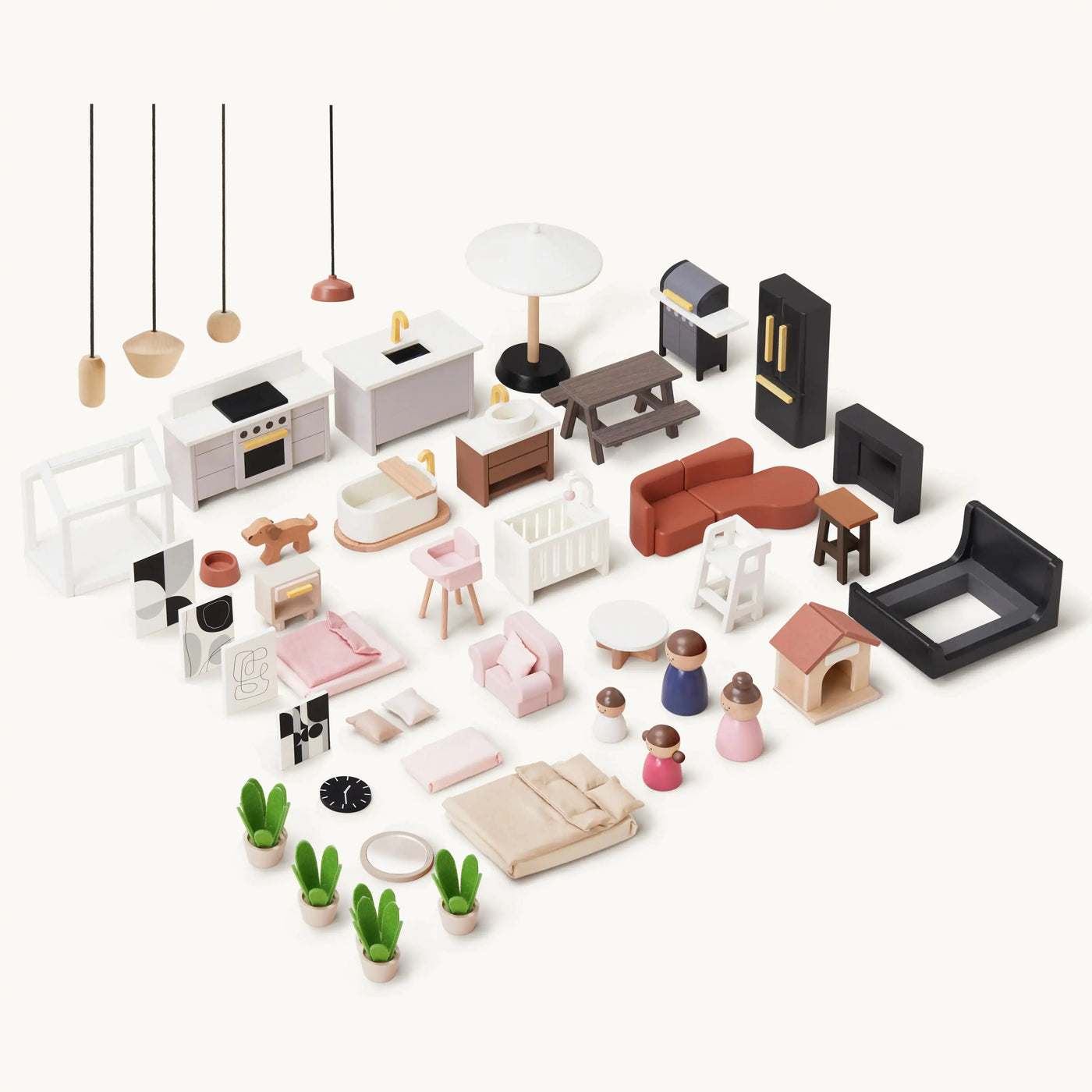 Tiny Land® Modern Family Dollhouse