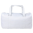 Nylon Duffle Bag - Gray Gingham