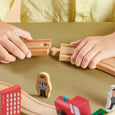 Tiny Land® Wooden Train Set for Children 39 Pcs