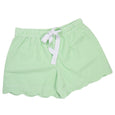 Women's Seersucker Scalloped Lounge Shorts -Miller Collection