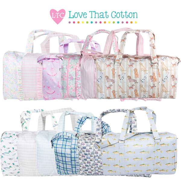 nylon duffle bag - 11 colors available