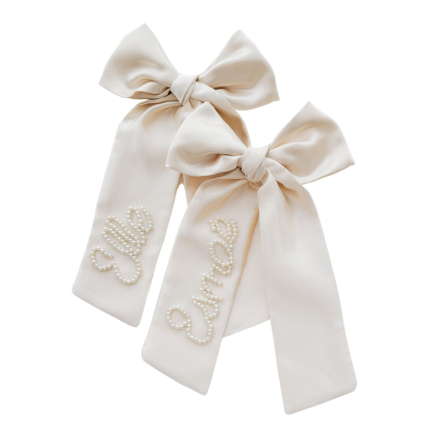 Bestselling Bespoke Beaded Ivory Bow