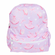 ballet print vinyl full size backpack