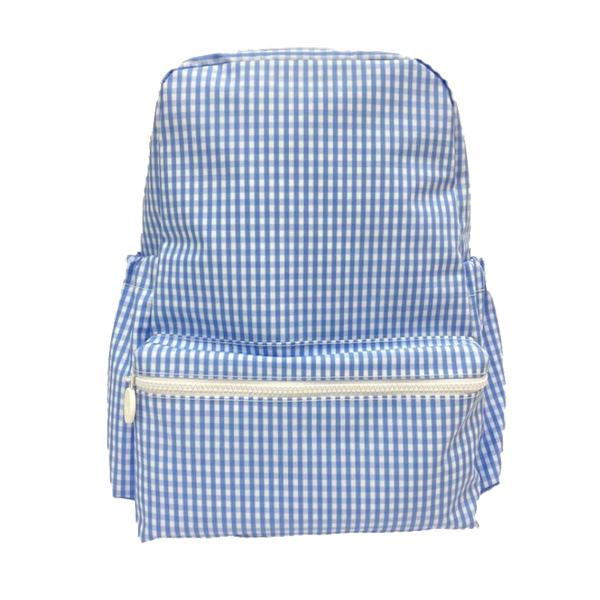 PREORDER: blue gingham backpack