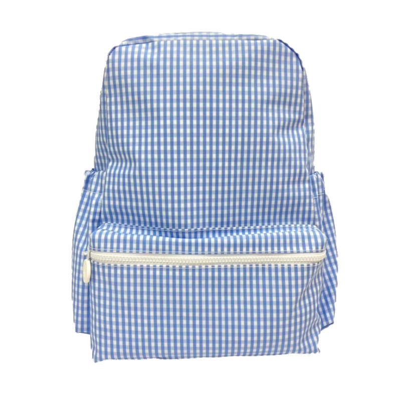 PREORDER: blue gingham backpack