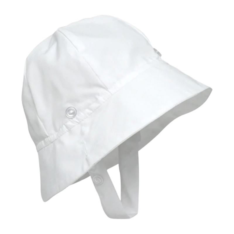beaufort bucket hat, white broadcloth
