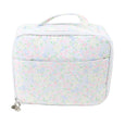 Floral patterned vinyl lunch or toiletry kids bag