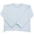 kids unisex light blue roll neck sweater 