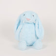 light blue 16 inch plush bunny