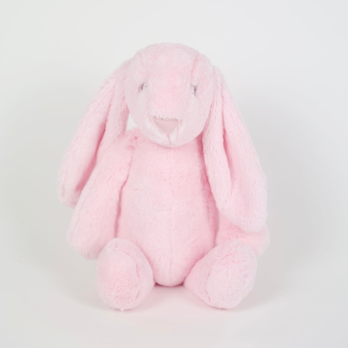 light pink 16 inch plush bunny