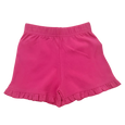 pink ruffle shorts