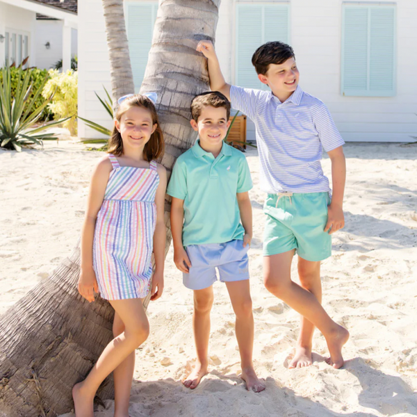 prim and proper polo in turks teal