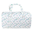 Duffle bag with mallard print