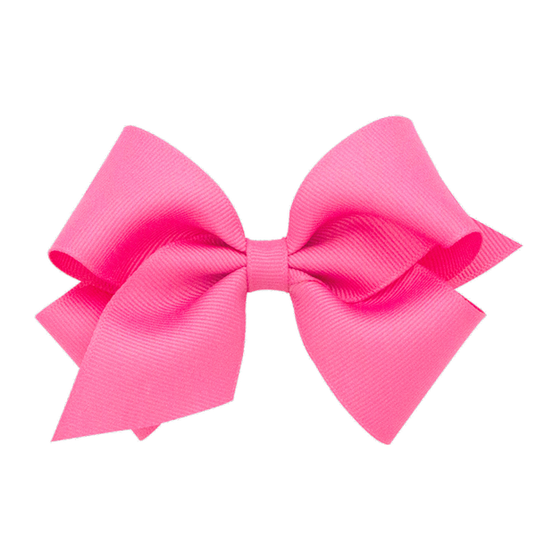 hot pink grosgrain bow