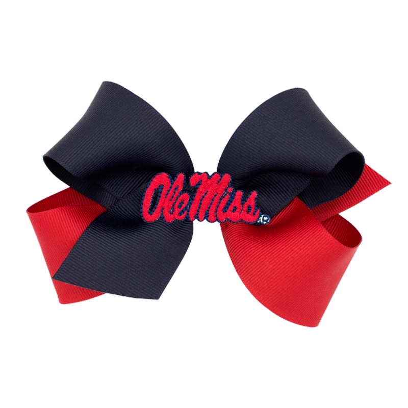 two tone ole miss bow