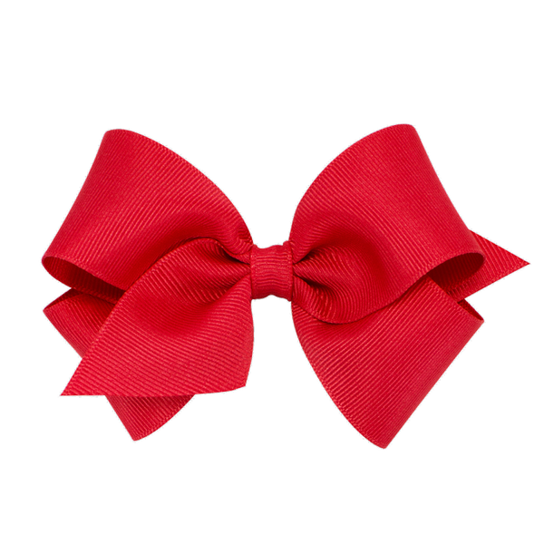 red grosgrain bow