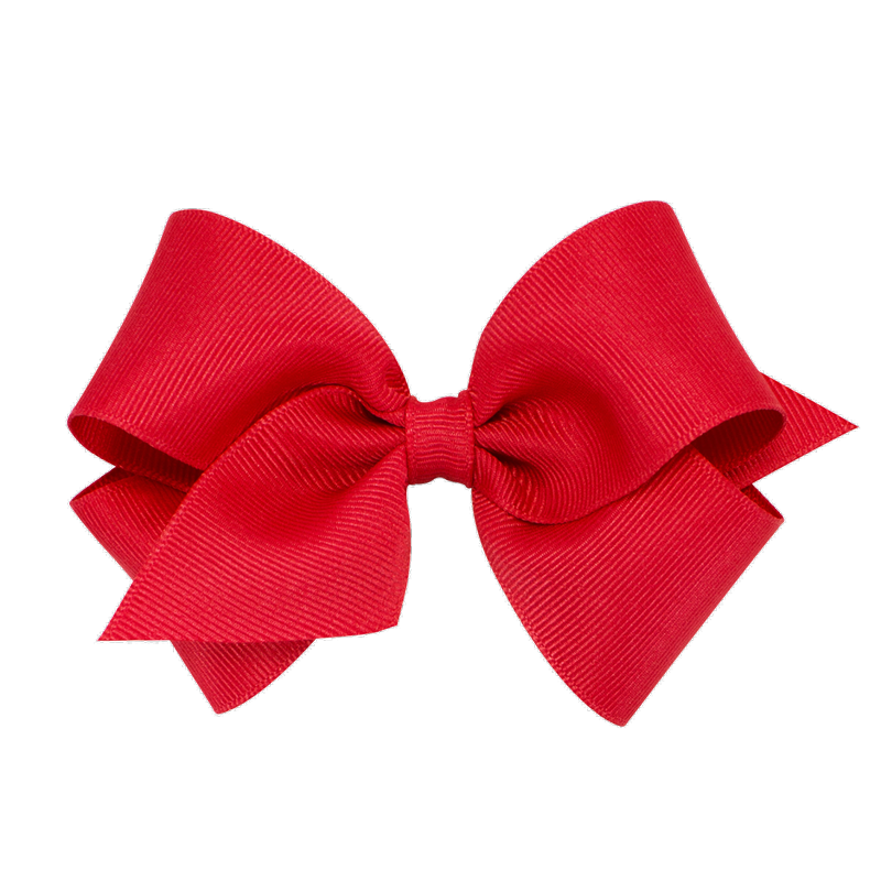 red grosgrain bow