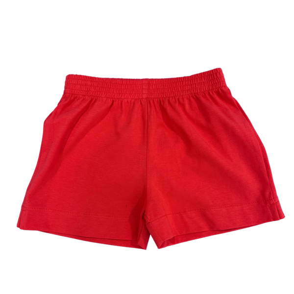 coral jersey short